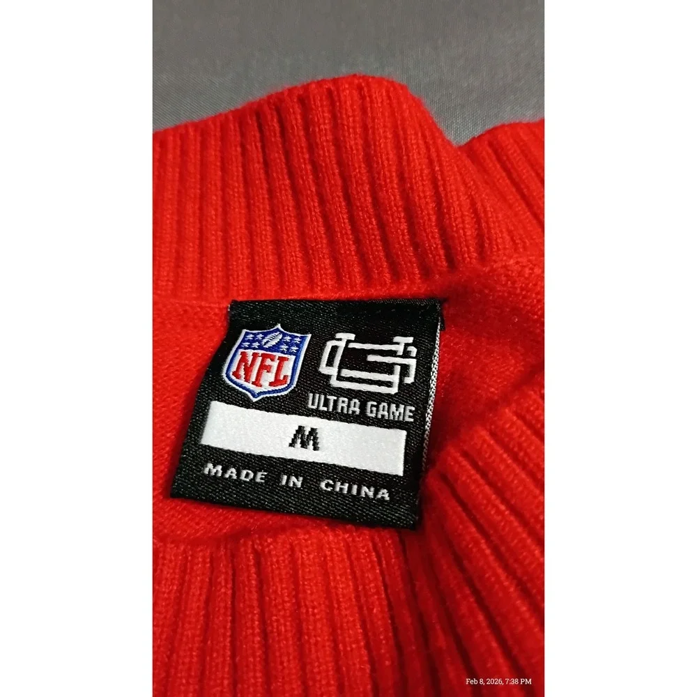 Ultra GAME NFL Kansas City Chiefs‎ Red Sweater Size M Team Apparel